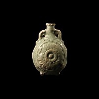 Egyptian Green Faience Flask