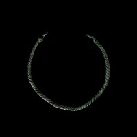 Viking Age Twisted Torc with Looped Terminals