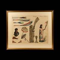 Assyrian Watercolour Painting