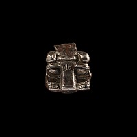 Western Asiatic Silver Lion Terminal Head