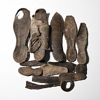 Medieval 'Thames' Leather Shoe Fragment Collection