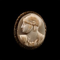 Cameo with Bust of a Roman Soldier