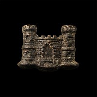 Medieval 'Thames' Castle Secular Badge with Key Below Draw Bridge