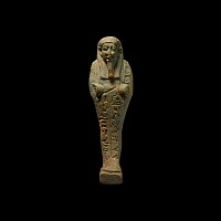 Egyptian Pale Blue Shabti for an Imy-Khent Priest