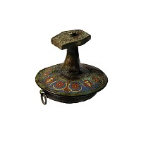 Roman Enamelled Bronze Vessel Lid