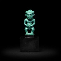 Egyptian Faience Ptah Amulet