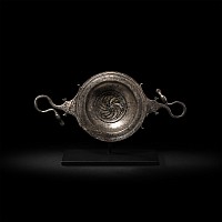 Greek Silver Wine Strainer