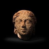 Greek Stone Head of a Female