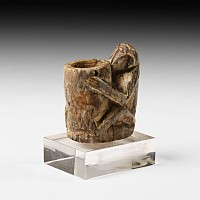 Egyptian Seated Monkey Kohl Pot