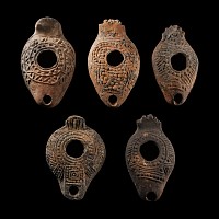 Byzantine Terracotta Slipper Lamp Collection