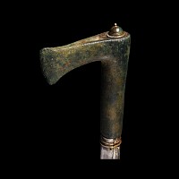 Elamite Ceremonial Axe with Silver Sleeve