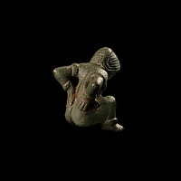 Roman Nude Crouching Woman Gaming Piece