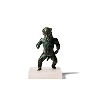 Roman Bronze Figurine of Silenus