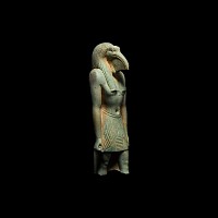 Egyptian Faience Figure of Thoth
