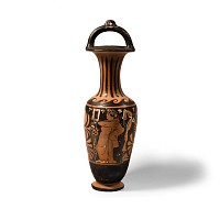 Campanian Red-Figure Bail Amphora from a Cumae Workshop