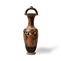 Campanian Red-Figure Bail Amphora from a Cumae Workshop