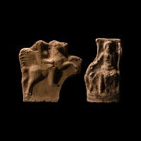 Parthian Terracotta Statuette Group