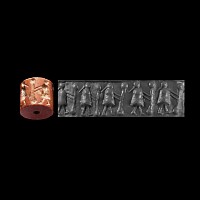 Mesopotamian Cylinder Seal with Walking Women
