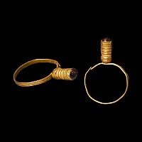 Byzantine Gold Turret Ring