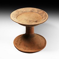 Large Western Asiatic Terracotta Chalice