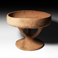 Western Asiatic Large Terracotta Chalice