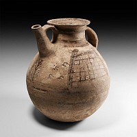 Western Asiatic Painted Spouted Vessel