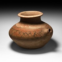 Western Asiatic Painted Spouted Vessel