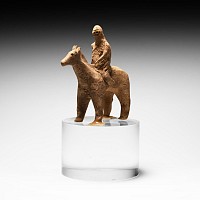 Syro-Hittite Terracotta Horse and Rider Figure