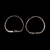Bronze Age Silver Bracelet Pair