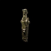 Greek Lock Plate Herm Figure