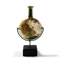 Roman Glass Pilgrim's Flask