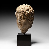 Medieval Marble Bust of Emperor Constantine