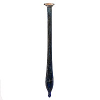 Large Roman Blue Long Neck Vessel