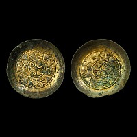 'The Siddington' Impressive Anglo-Saxon Chip-Carved Saucer Brooch Pair
