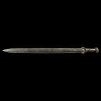 Large North European Bronze Age Sword with Hilt