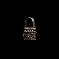 Pre-Viking Silver Filigree Aroma Bucket Pendant