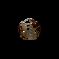 Chinese Agate Amulet with Lion