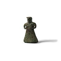 Bactrian Female Figured Kohl Pot