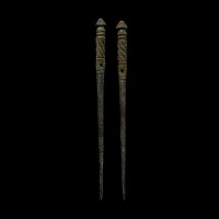 Luristan Decorated Pin Pair