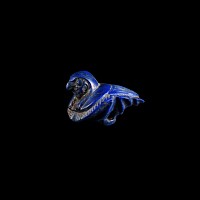 Egyptian Lapis Lazuli Falcon-Head Scarab