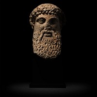 Greek Bearded Hermes Head