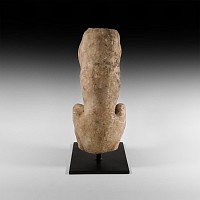 Roman Marble Seated Hound Statue