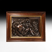 Copper La Pieta Plaque
