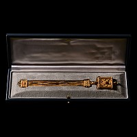 Javanese Gold Child's Decorated Bracelet