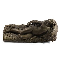 Post Medieval Reclining Female Statue