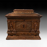 Northern Italian Gilt Wooden Casket