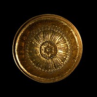 Post Medieval Gilt Silver Dated Decorated Chalice