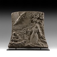 Post Medieval Relief with St Francis Scene