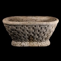 Post Medieval Marble Basket