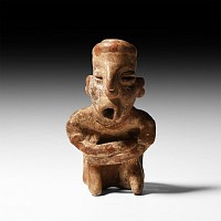 Prehispanic Nayarit Seated Figure